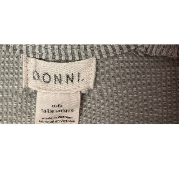 DONNI. Sandwash Ribbed Cardigan Coat Gray OSFA OSFM Anthropologie - Picture 3 of 5